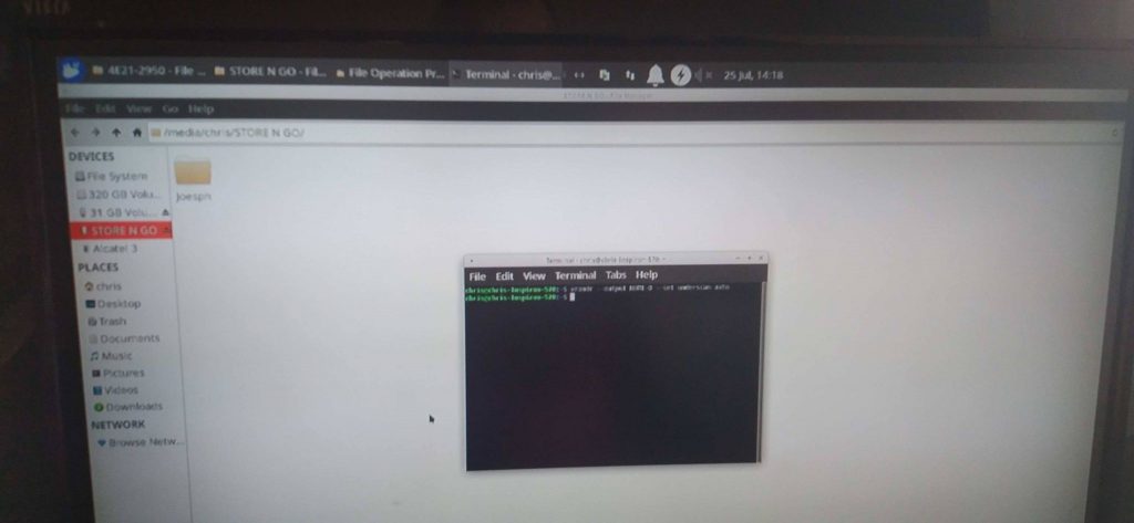 Overlay Display in Ubuntu