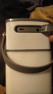 Connectors on JJieli AC46 Google Speaker With Bluetooth