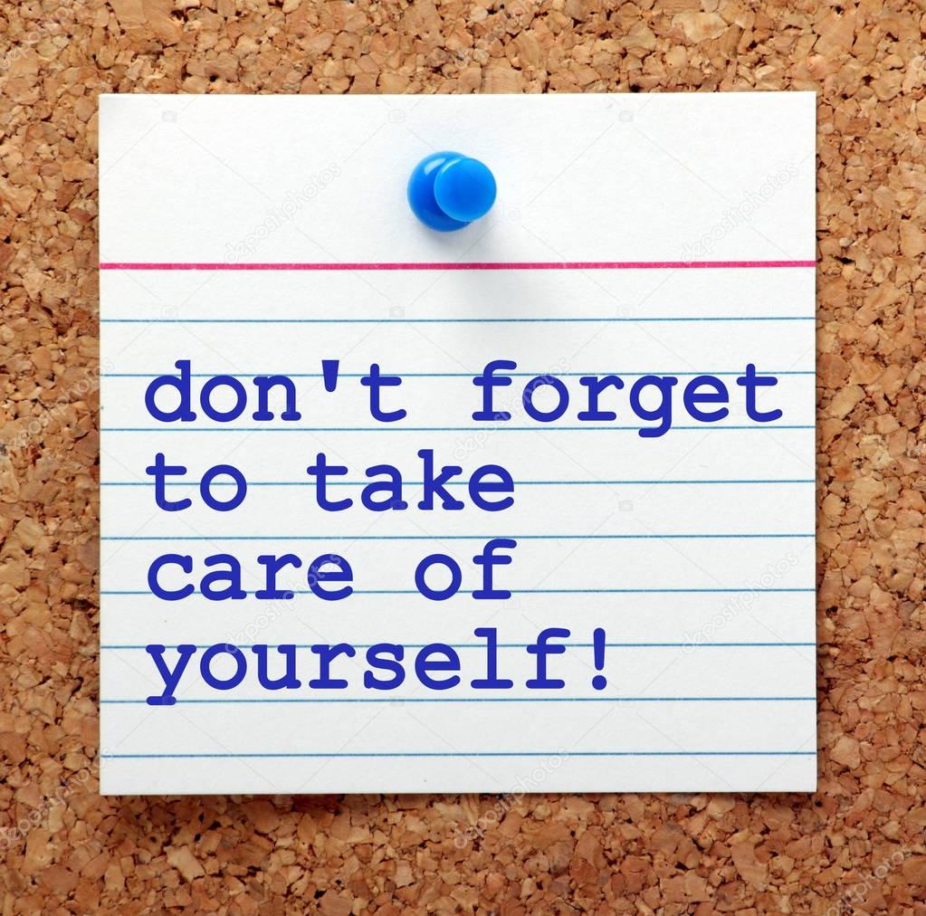 Self-Care Routines Personal Health Reminder